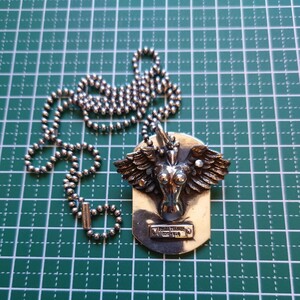 Froid Tie'deur Dog Tag Pendant 嘆き　チェーン付き