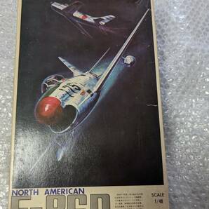 Fuji フジ ノースアメリカン F-86D セーバー1/48（ジャンク品）現状品 箱痛み有りの画像1