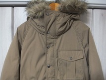 THE NORTH FACE PURPLELABEL ファー付きダウンコート M ベージュ☆ザノースフェイス パープルレーベル 光電子ダウン マウンテンパーカー _画像2