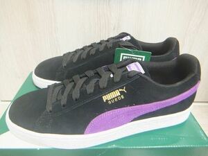 新品 PUMA SUEDE CLASSIC 黒/紫 28cm ☆ プーマ スエード クラシック ブラック パープル 365347-77