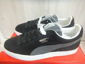 新品 PUMA スウェード クラシックス ブラック/ダークシャドウ 28.5cm ☆ プーマ スエード スウェード SUEDE 350734-52