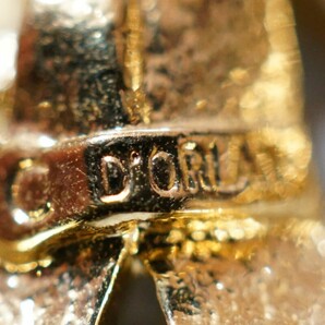 444 D'ORLAN/ドーラン ネックレス ヴィンテージ アクセサリー ビンテージ アンティーク 海外製 ブランド ゴールドカラー ペンダント 装飾品の画像6
