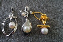 B392 ミキモト/MIKIMOTO 田崎真珠/TASAKI 本真珠 パール ブランド ペンダントネックレスなど 大量 セット おまとめ まとめて まとめ売り _画像4