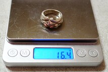2075 海外製 シルバー リング 指輪 ヴィンテージ アクセサリー SILVER 925刻印 アンティーク シルバージュエリー 装飾品_画像5