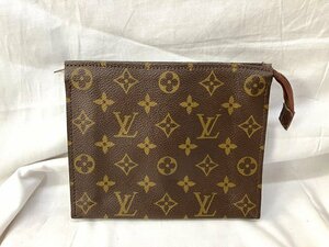 中古 ルイ・ヴィトン/LOUISVUITTON ポッシュトワレット19 M47544 モノグラム 化粧ポーチ セカンドバッグ