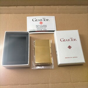 □gear top オイルライター　ギアトップ　中古　zippo □