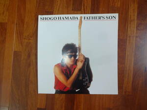 浜田省吾 SHOGO HAMADA/FATHER'S SON ファーザーズ サン 型番28AH5005【再生確認済み】 LPレコード アナログ 紙ジャケ　ソニー 1988年