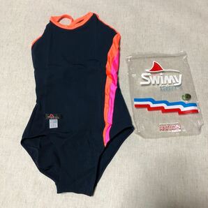 ② swimy  スイーミィ 女子スクール水着 アートロン スイミングスーツ サイズ Sの画像1