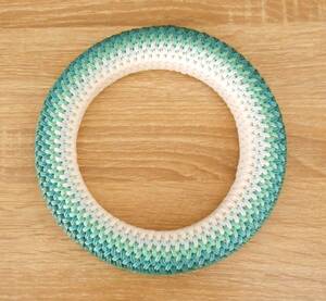 * archery handicraft rattan & craft skill string volume ( large ) blue green series gradation /642*