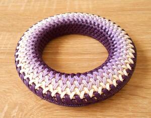 * archery handicraft rattan & craft skill string volume purple series gradation /372[ new work ]*