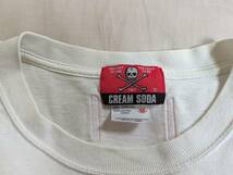 CREAM SODA クリームソーダ 半袖 Tシャツ ホワイト Mサイズ 即決 _画像4