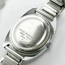SEIKO TOMONY 5000-7010 セイコー トモニー 手巻き 黒文字盤 メンズ腕時計 現状品_画像6