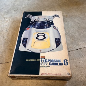 未組立 PORSCHE CARRERA6 ポルシェ カレラ6 1/16 IMAI イマイGTシリーズ ドイツ車 レーシングカー プラモデル コレクション 1960年代の画像1