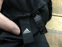 adidas CLIMALITE トラックパンツ センタープレス アディダス ジャージ 黒 ブラック size M_画像6