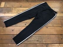 adidas CLIMALITE トラックパンツ センタープレス アディダス ジャージ 黒 ブラック size M_画像2