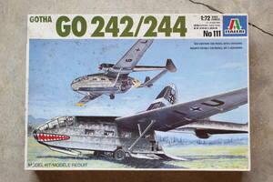 A35 ITALERI イタレリ 未組立 当時物 1/72 スケール No.111 GOTHA GO 242/244 ゴータ 載貨滑翔機及運輸機 輸送グライダー プラモデル