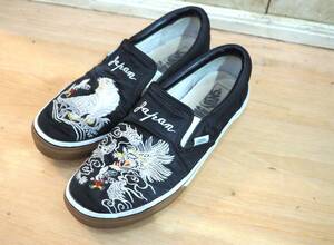 ◆VANS×ROLLICKING スリッポン WT TIGER & DRAGON 26.5 スーベニア スニーカー ローリッキング 刺繍 スカジャン バンズ◆