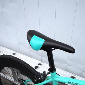 ◆BIANCHI（ビアンキ） VIA NIRONE7 885 Superteam カーボンホイール チェレステカラー 46cm ロードバイク◆の画像6