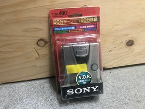 未使用 SONY TCM-400 カセットコーダー テープレコーダー V.O.R. 録音 ソニー カセットテープ 