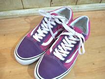 ◆バンズ VANS OLD SKOOL オールドスクール 751505 US10(28cm)パープル×ピンク◆_画像3