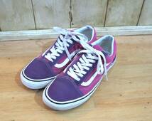 ◆バンズ VANS OLD SKOOL オールドスクール 751505 US10(28cm)パープル×ピンク◆_画像1