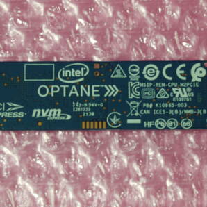 ☆未使用☆ インテル Optane Memory H10 32GB Optane / 1024GB HBRPEKNX0203AL NVMe SSDの画像2