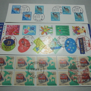 各種記念切手ペーン７種特印付き等使用済みの画像2