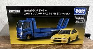 【未開封】 トミカプレミアム トランスポーター スバル インプレッサ WRX タイプR STiバージョン