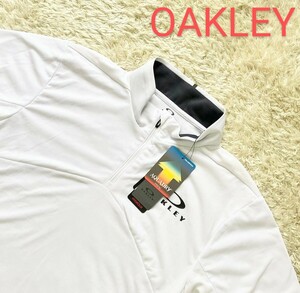 【未使用★大きいサイズXL】OAKLEY 半袖ジップポロシャツ/白◆2021年春夏モデル☆オークリー (13)