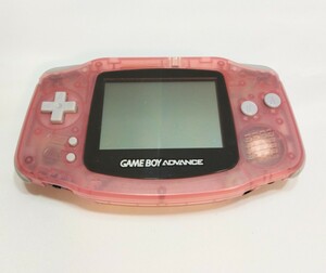 ★【GAME BOY ADVANCE】ゲームボーイアドバンス　スケルトンピンク　AGB-001　動作未確認 GBA Nintendo　ニンテンドー 005JIHJU03