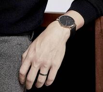 新品未使用　Daniel Wellington ダニエルウェリントン Classic Ring Black クラシック ブラック リング　指輪　US7 日本サイズ14号_画像7