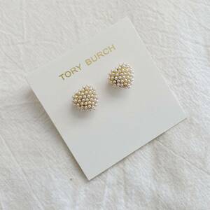  new goods unused TB051 Tory Burch Tory Burch earrings pearl present 