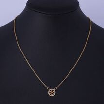 正規新品　TB023-05　Tory Burch トリーバーチ ミラー パヴェ ロゴ デリケート ネックレス　ゴールド　大特価　_画像5