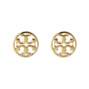 新品未使用　TB028-01 Tory Burch トリーバーチ　定番ロゴピアス　ミラー　スタッズ　ゴールド