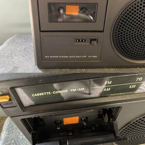 SONY ソニー CF-1980 ラジカセ テープ再生 ラジオ受信▼昭和レトロ家電 の画像4