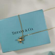 送料無料　ティファニー　クロスステッチ　ダイヤモンドネックレス　k18　ゴールド　ペンダント　TIFFANY&Co._画像5