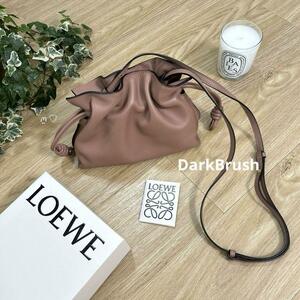  free shipping LOEWE Loewe flamenco clutch Mini dark brush diagonal .. pochette shoulder bag popular limitation color 