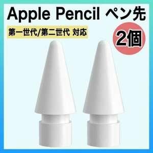 Apple pencil アップル ペンシル ペン先 替え芯 2個 iPad