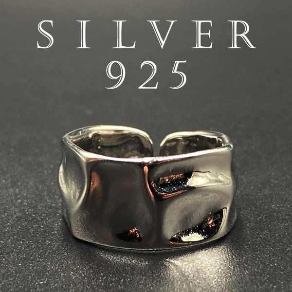 シルバーリング リング メンズ ファッション アクセサリー 322A F