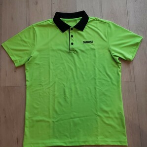 【2023完売品】SANRISEポロシャツ「目ぇ痛ぇPOLO」NEON GREEN サイズXL 中西直人プロ着用2023モデル(中古品)の画像5