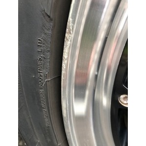 レアマイスターLehrmeister★ブラックメッシュ215/45R18 PCD114.3 7Ｊ +48 ５H ル・マンＶ LE MANS V タイヤホイール 4本セットの画像8