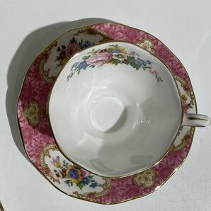 ロイヤルアルバート カップ ソーサー レディーカーライル 1客 エンチャントメント 2客 ROYAL ALBERT 洋食器 花柄 の画像8