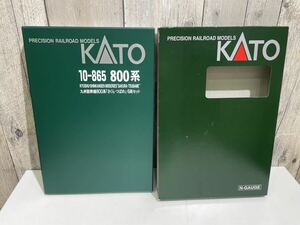 動作未確認 ② KATO 10-865 800系 九州新幹線 さくら・つばめ 6両セットNゲージ カトー 鉄道模型 