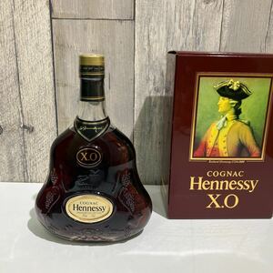 古酒 COGNAC Hennessy XO 700ml コニャック ヘネシー 金キャップ 箱付 ブランデー 総重量1443g 