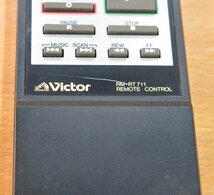 Victor RM-RT711 カセットデッキ用リモコン 赤外線発光確認済み 中古品_画像3