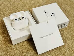 Apple AirPods NME73J/A 第3世代 アップル エアポッズ 3rd generation A2565 A2564 A2566 ケース付き