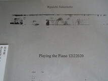 坂本龍一 Ryuichi Sakamoto Playing the Piano 12122020 初回生産限定CDスペシャルパッケージ仕様 未開封！ ピアノ譜 封入！_画像10