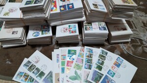 (同梱不可) 通常切手、記念切手 初日カバー FDC まとめて1000枚 と その他大判25枚@852