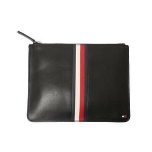 【1,500円スタート～(送料別)】【美品】お買い得！TOMMY HILFIGER トミーヒルフィガー ポーチ　小物入れ ブラック br07017296