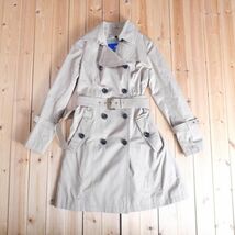 お得◆BURBERRY BLUE LABEL◆バーバリーブルーレーベル◆レディース　女性用　ライナー付　トレンチコート　[38] ベージュ br07017585_画像1